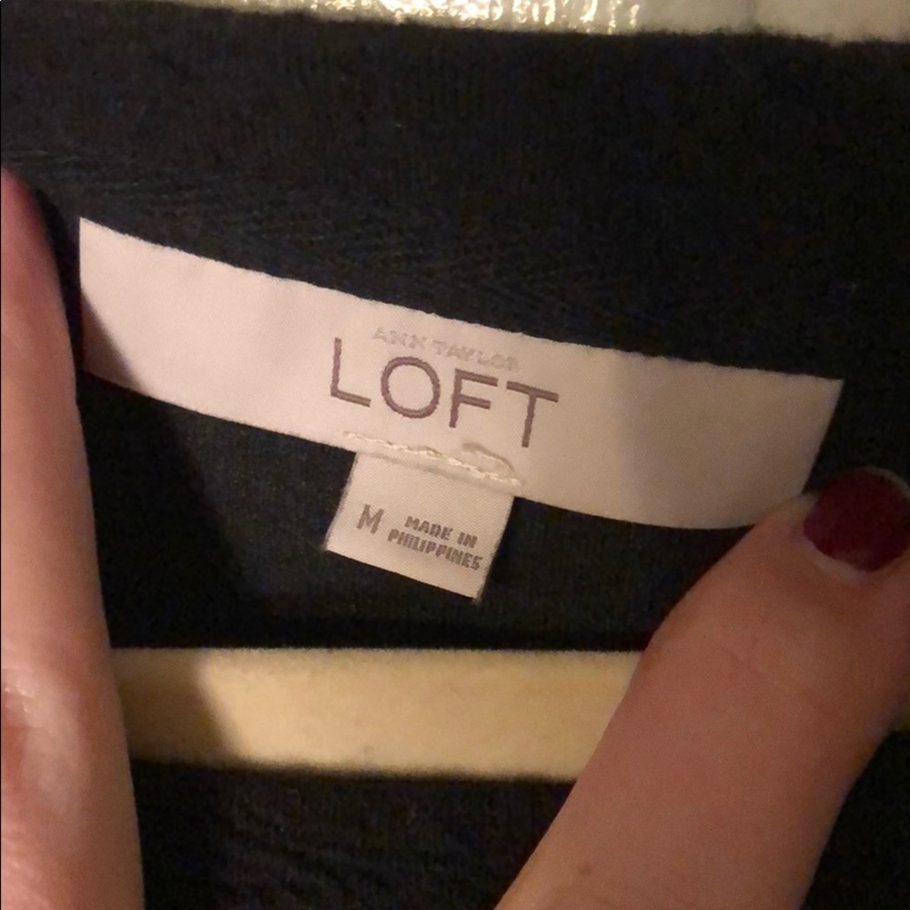 Black Ann Taylor loft shirt Medium